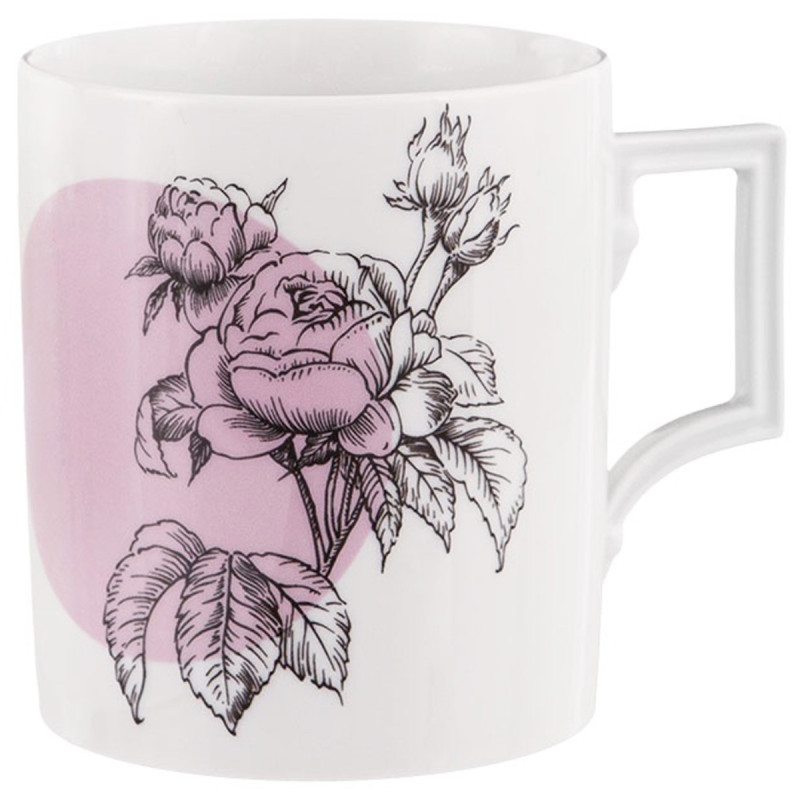 Meissen Kubek-Graphic Rose