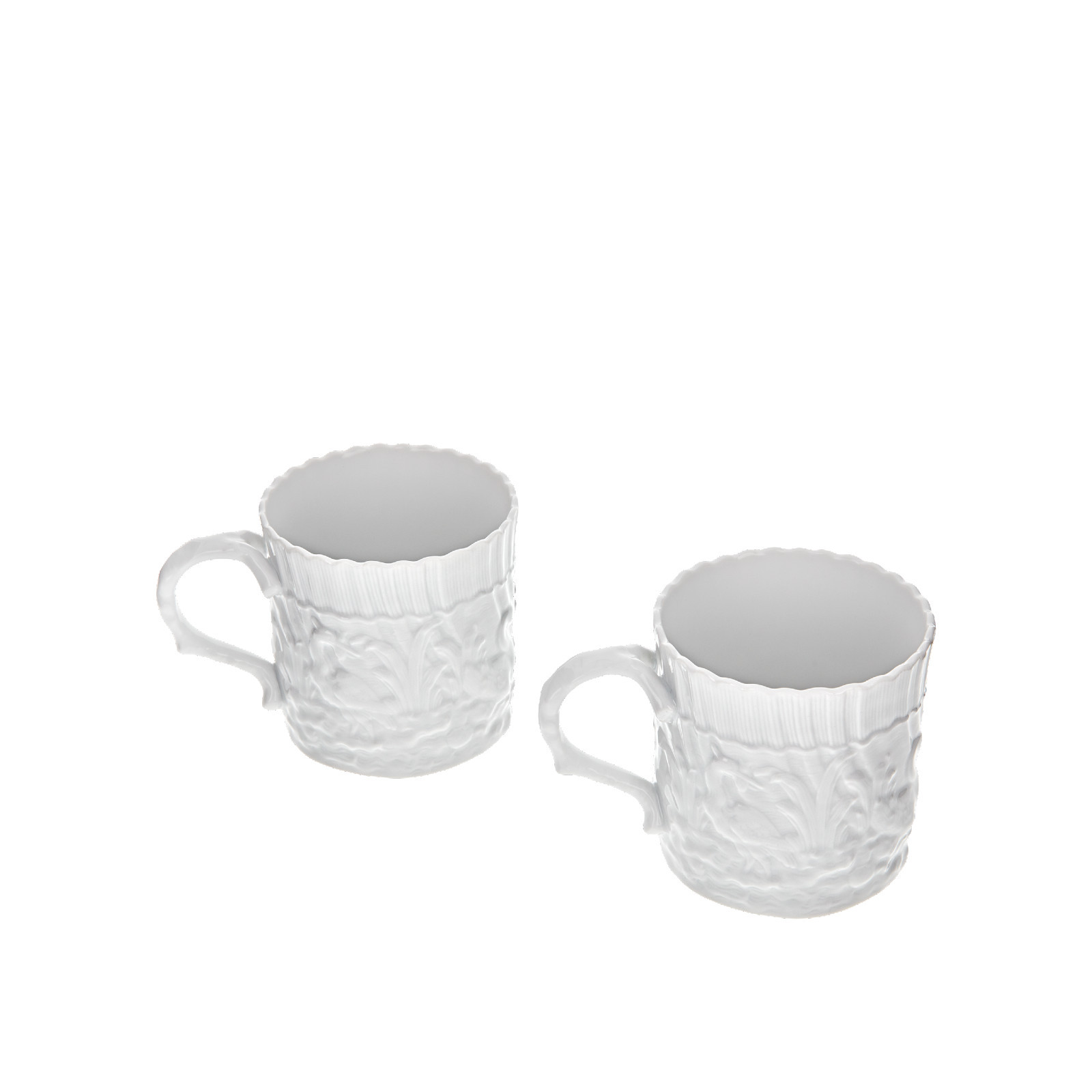 Meissen Zestaw kubków Łabędź 2 szt.