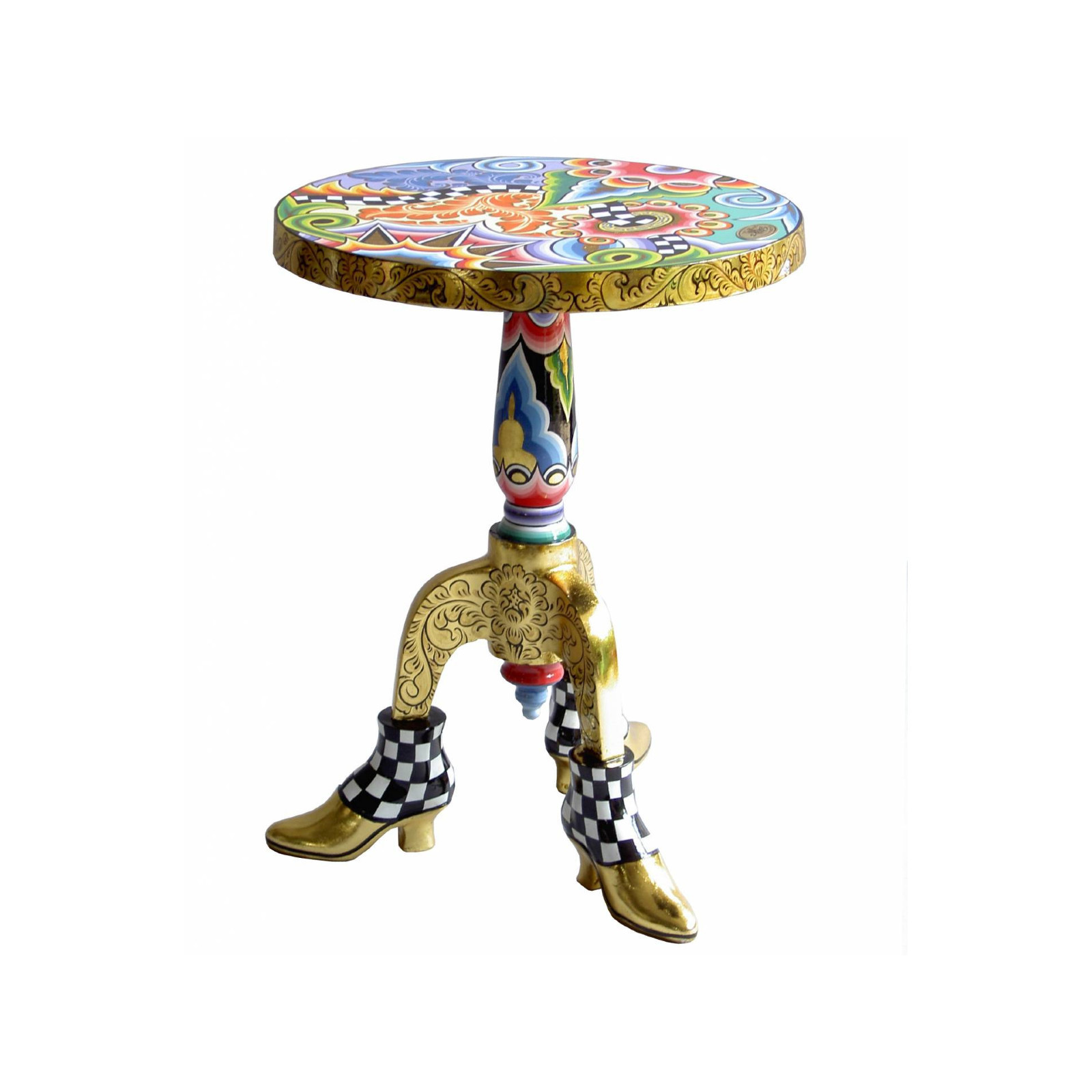 Stolik okrągły  GOLD Tom's Drag