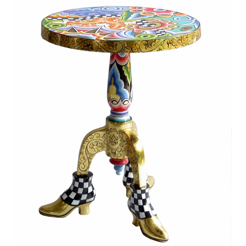 Stolik okrągły  GOLD Tom's Drag