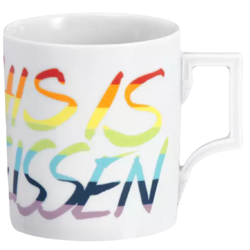 Meissen Kubek This is Meissen tęcza