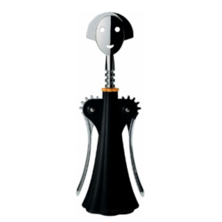 Alessi - korkociąg ANNA G czarny