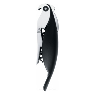 Alessi - korkociąg Parrot czarny