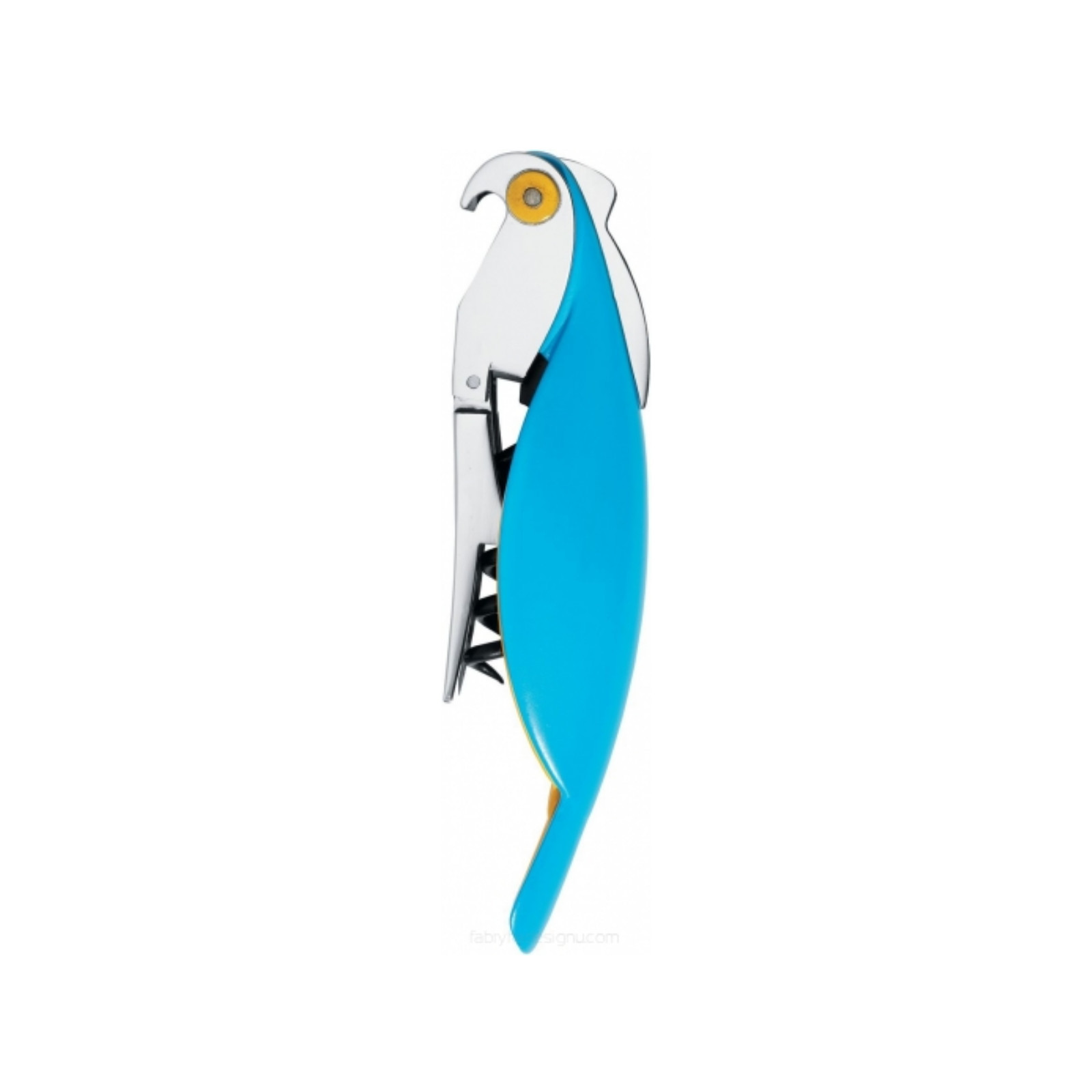 Alessi - korkociąg Parrot niebieski