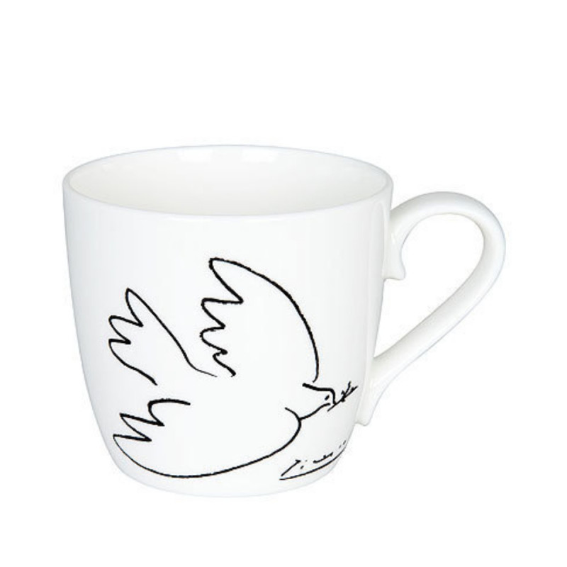 Konitz-Picasso kubek ”Gołąbek czarno/biały”