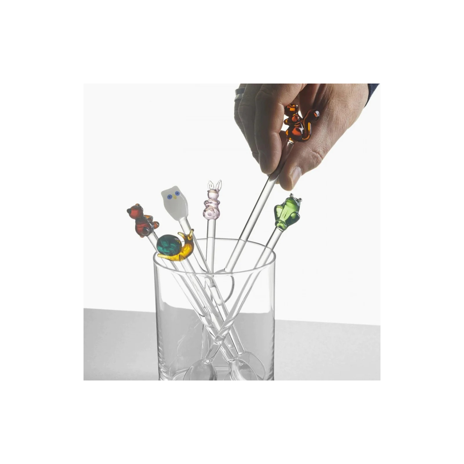 Ichendorf Fantasia Animal Farm zestaw łyżeczek sowa i wiewiórka