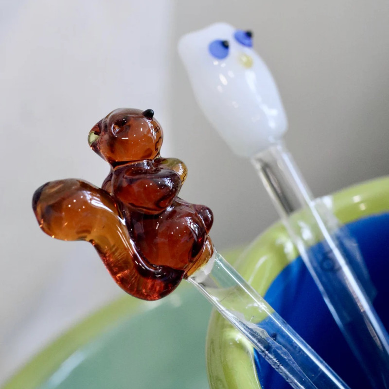 Ichendorf Fantasia Animal Farm zestaw łyżeczek sowa i wiewiórka