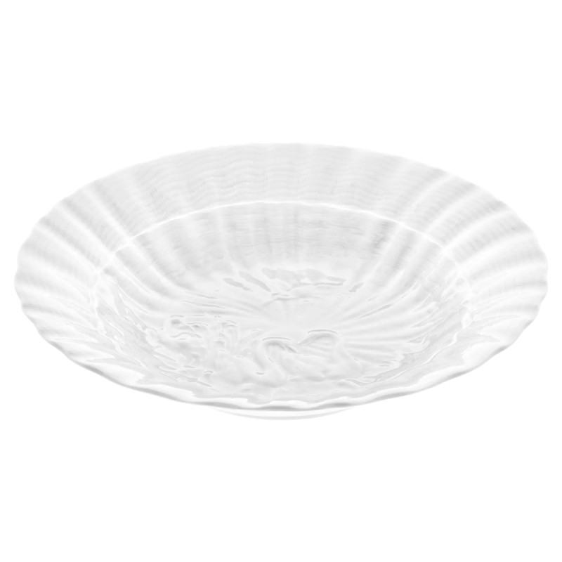 Meissen Talerz głęboki 25 cm Łabędź biały