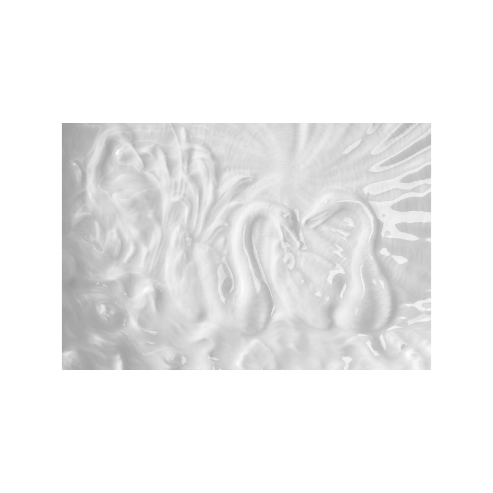 Meissen Talerz głęboki 25 cm Łabędź biały