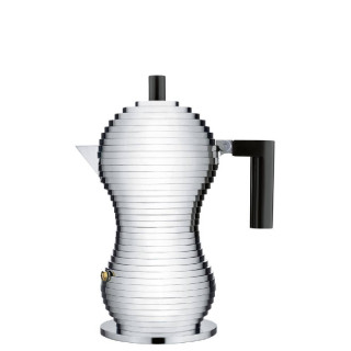 Alessi - kawiarka Pulcina srebrna 16,5 cm