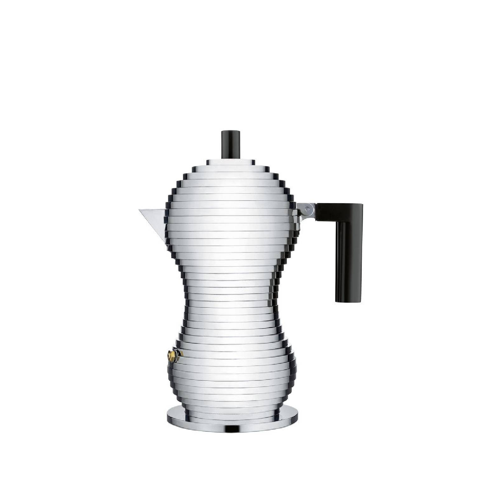 Alessi - kawiarka Pulcina srebrna 20 cm