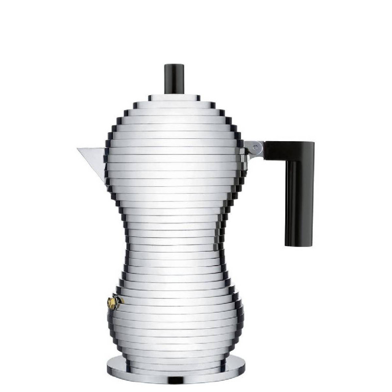 Alessi - kawiarka Pulcina srebrna 26 cm