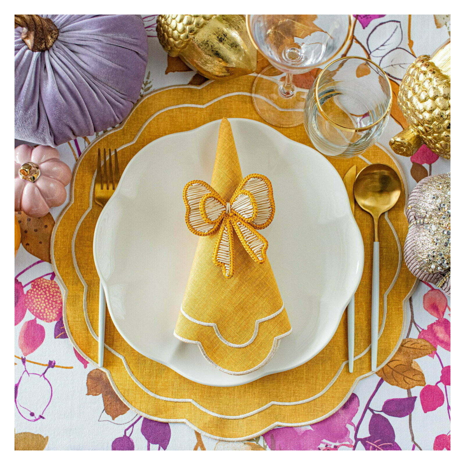 Obrus bawełniany Purple Sparrow 130×300