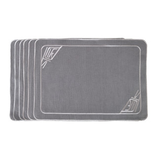 Zestaw 6szt. haftowanych podkładek Infinity