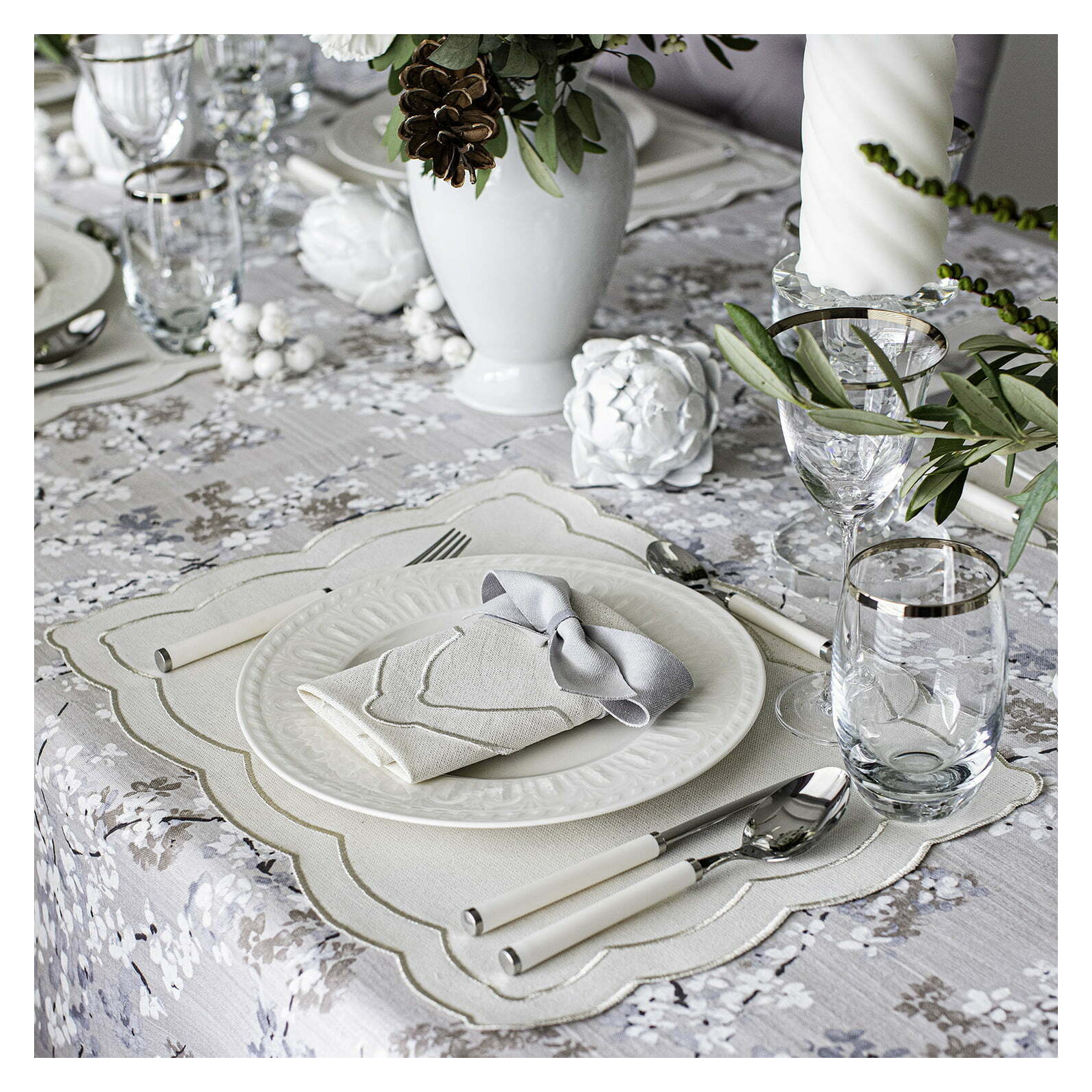 Obrus bawełniany Twigs 130×250