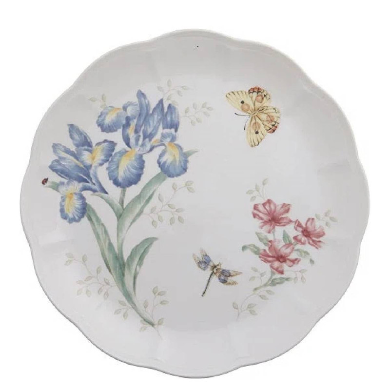 Lenox Butterfly Meadow Talerz Orange 27 cm