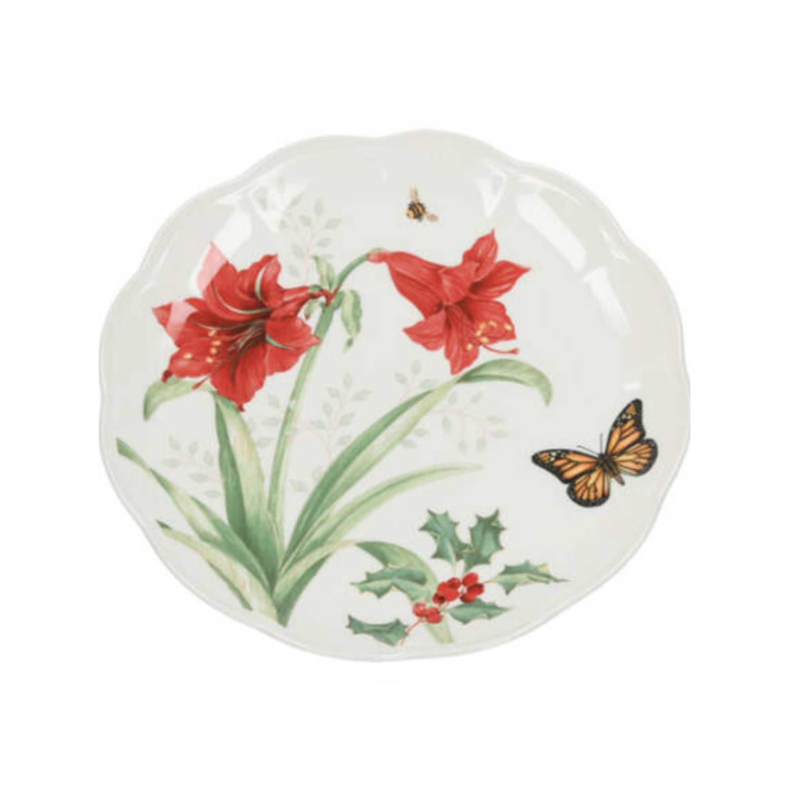 Lenox Butterfly Meadow Talerz Monarch 27 cm Holiday