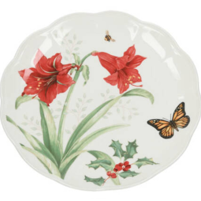 Lenox Butterfly Meadow Talerz Monarch 27 cm Holiday