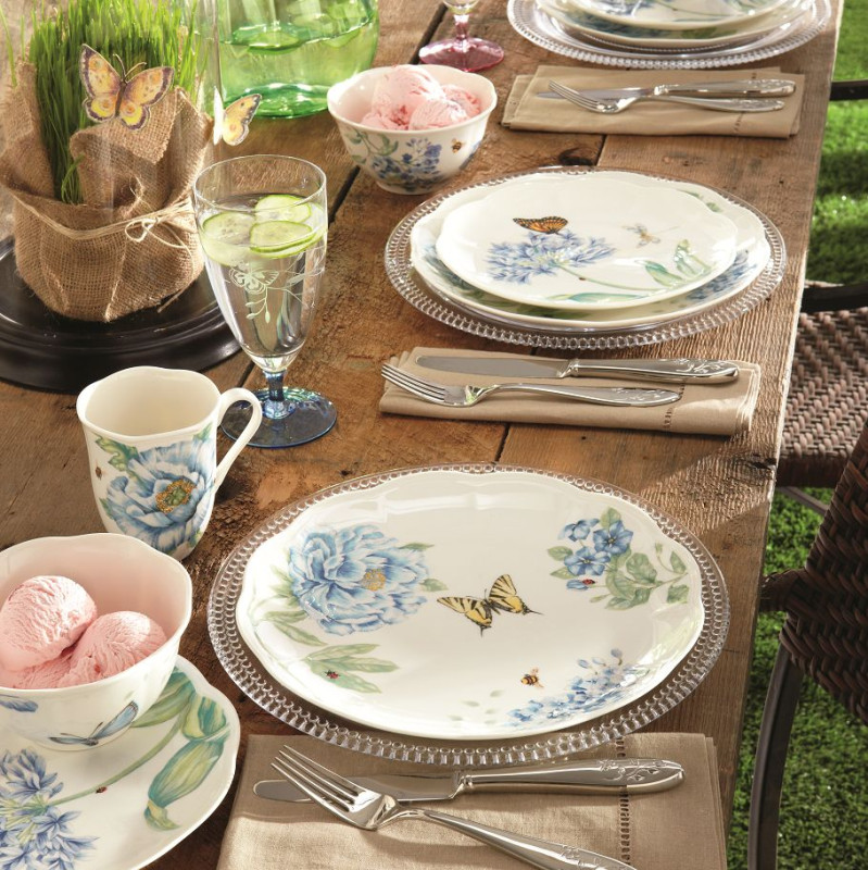 Lenox Butterfly Meadow Talerz Monarch 27 cm