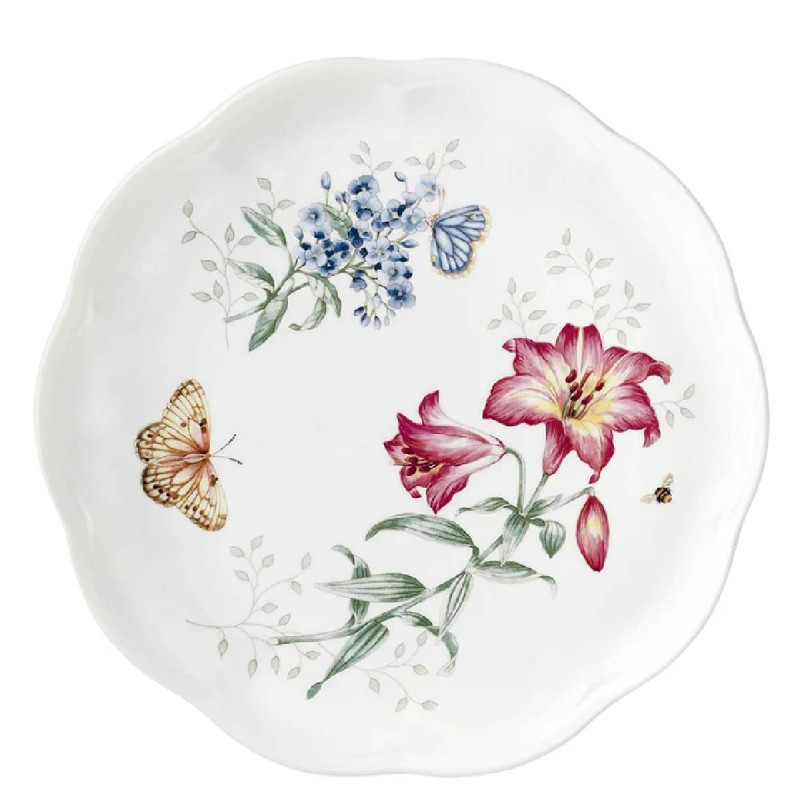 Lenox Butterfly Meadow Talerz Fritillary 27 cm