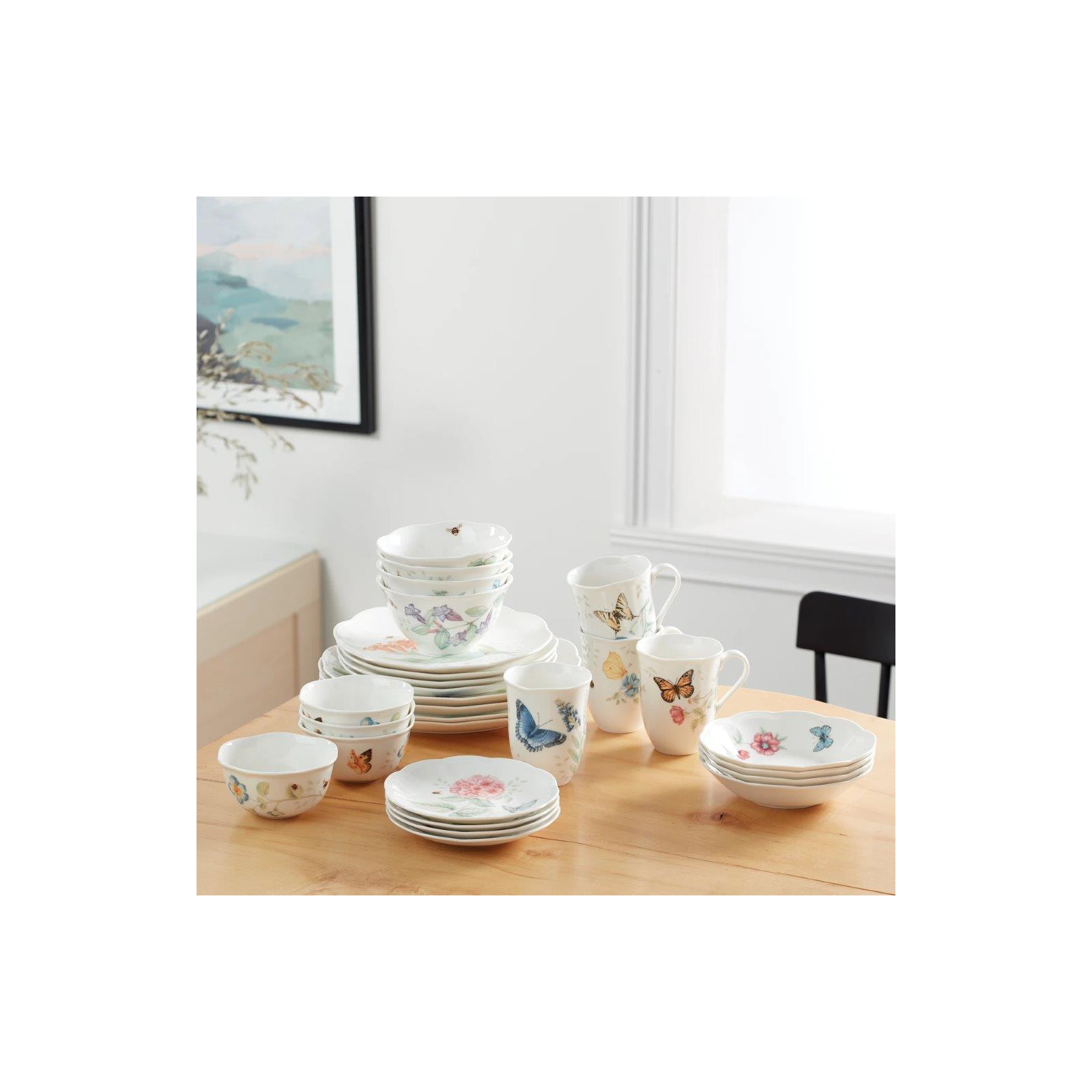 Lenox Butterfly Meadow Kompotierka 14 cm Ptaki