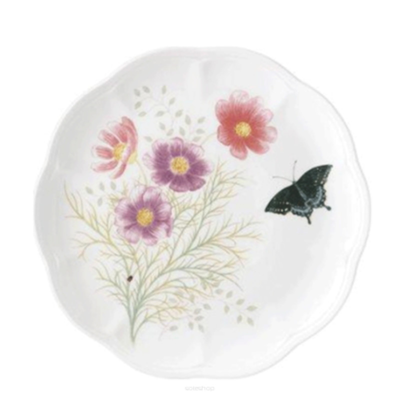 Lenox Butterfly Meadow Talerz 23 cm Ptaki Humbird