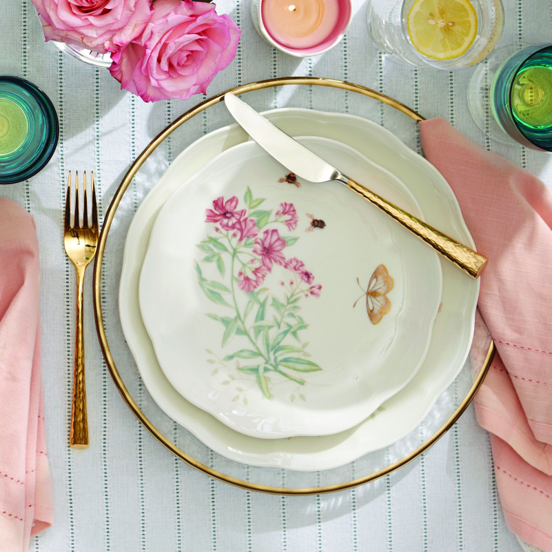 Lenox Butterfly Meadow Talerz 23 cm Ptaki Humbird