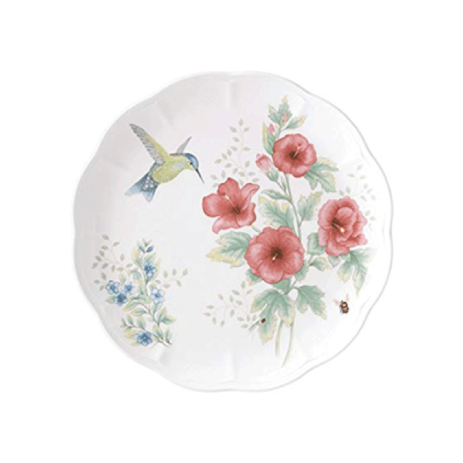 Lenox Butterfly Meadow Talerz Ptaki 27 cm Humingbird