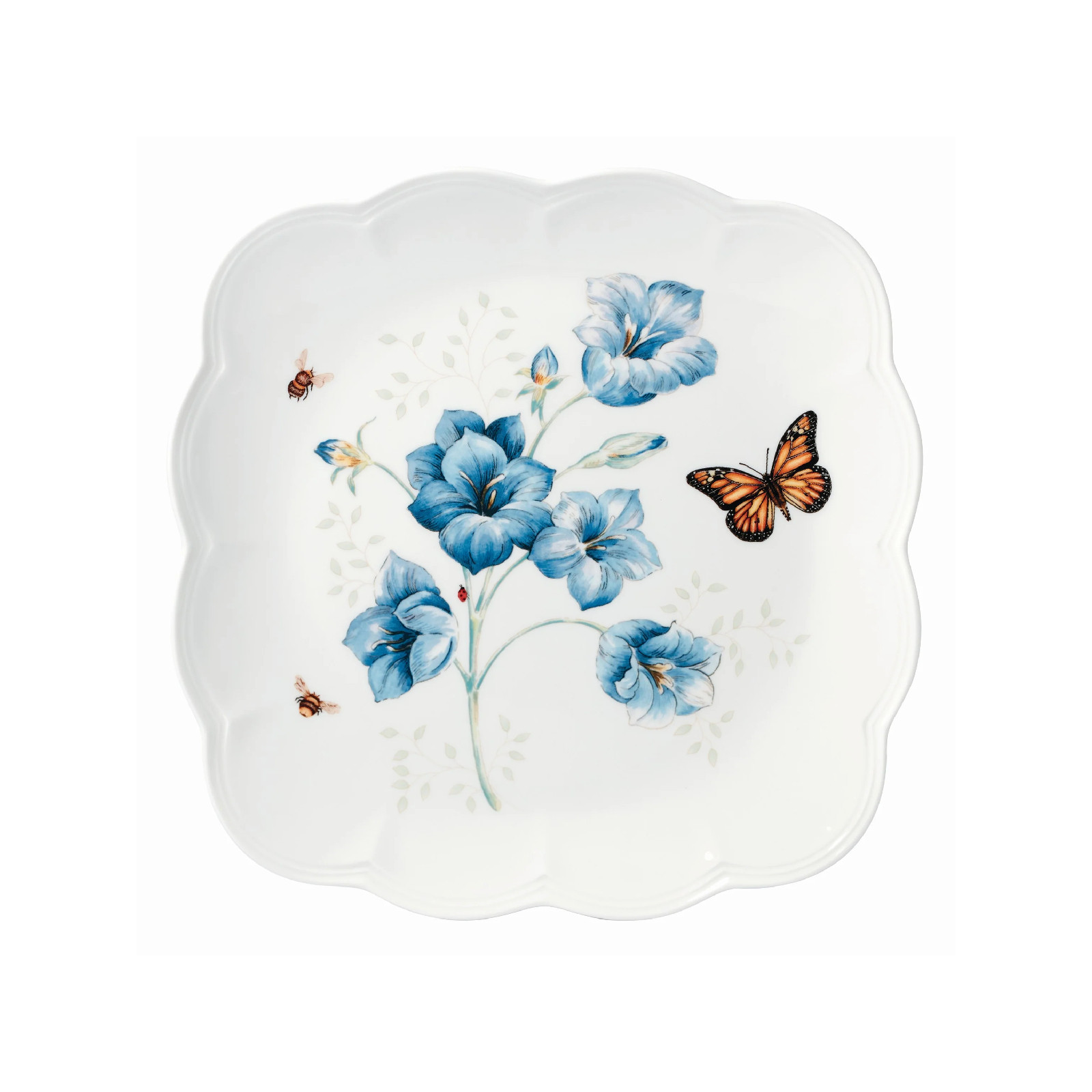 Lenox Butterfly Meadow Talerz kwadratowy 28 cm