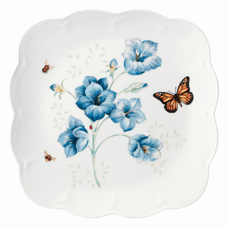 Lenox Butterfly Meadow Talerz kwadratowy 28 cm