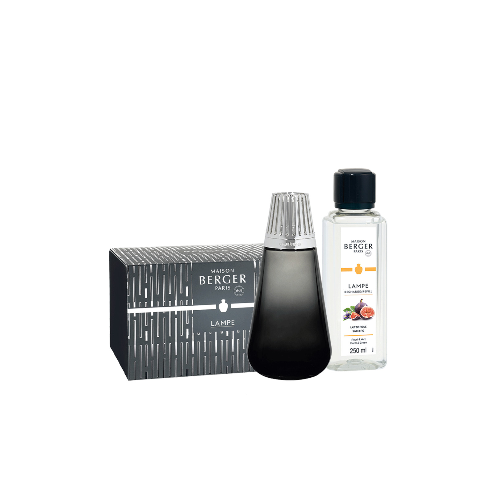 Zestaw Amfora czarna Maison Berger Paris Lampa katalityczna