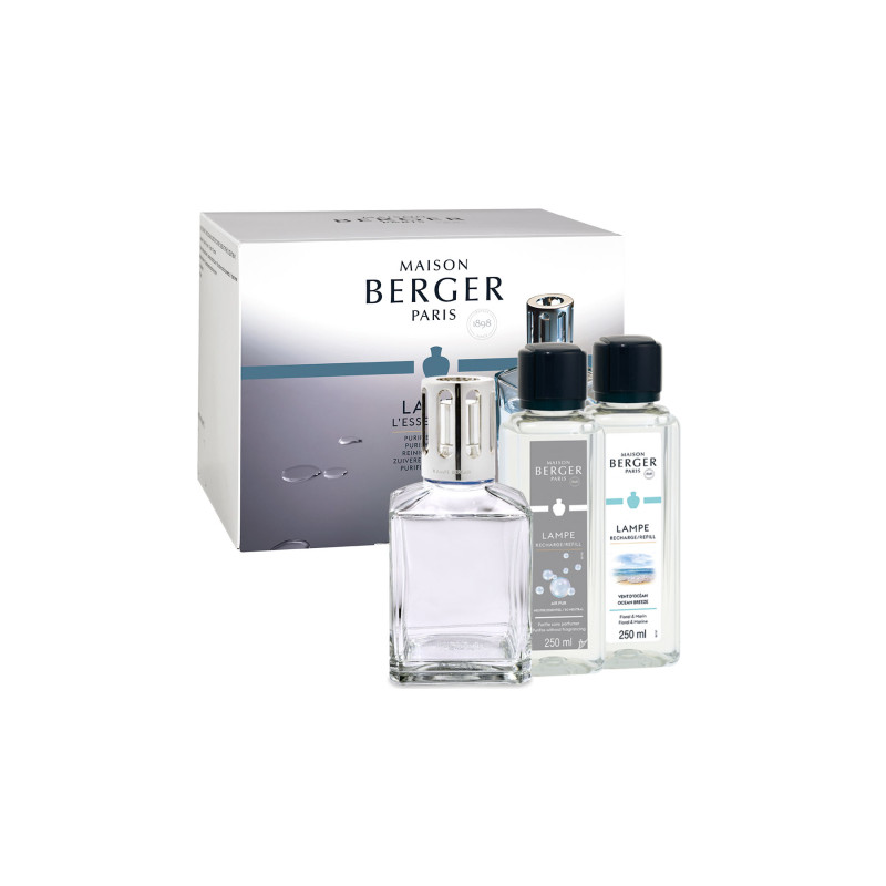 Zestaw Essentielle kwadratowy Maison Berger Paris Lampa katalityczna