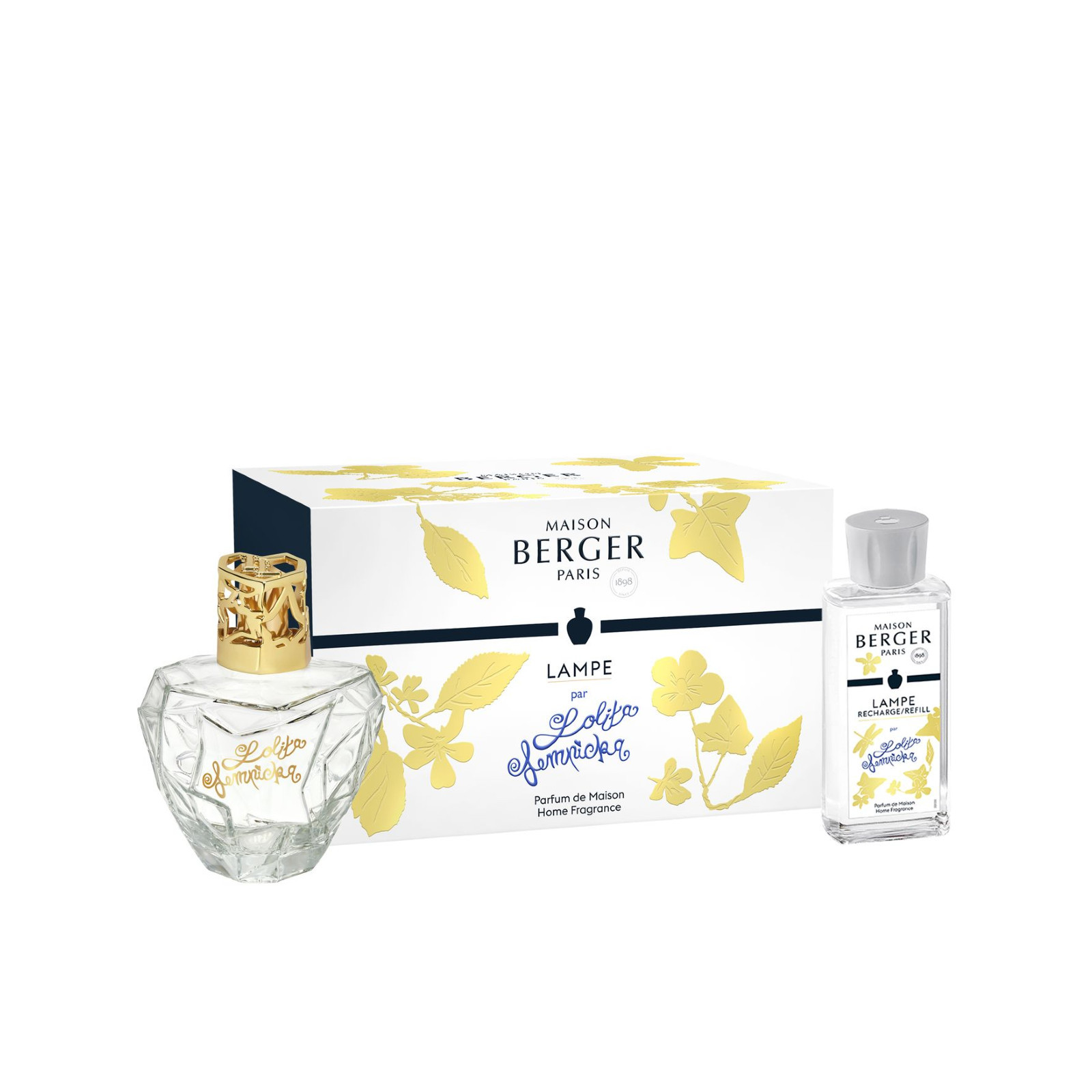 Zestaw Lolita Premium przeźroczysty Maison Berger Paris Lampa katalityczna