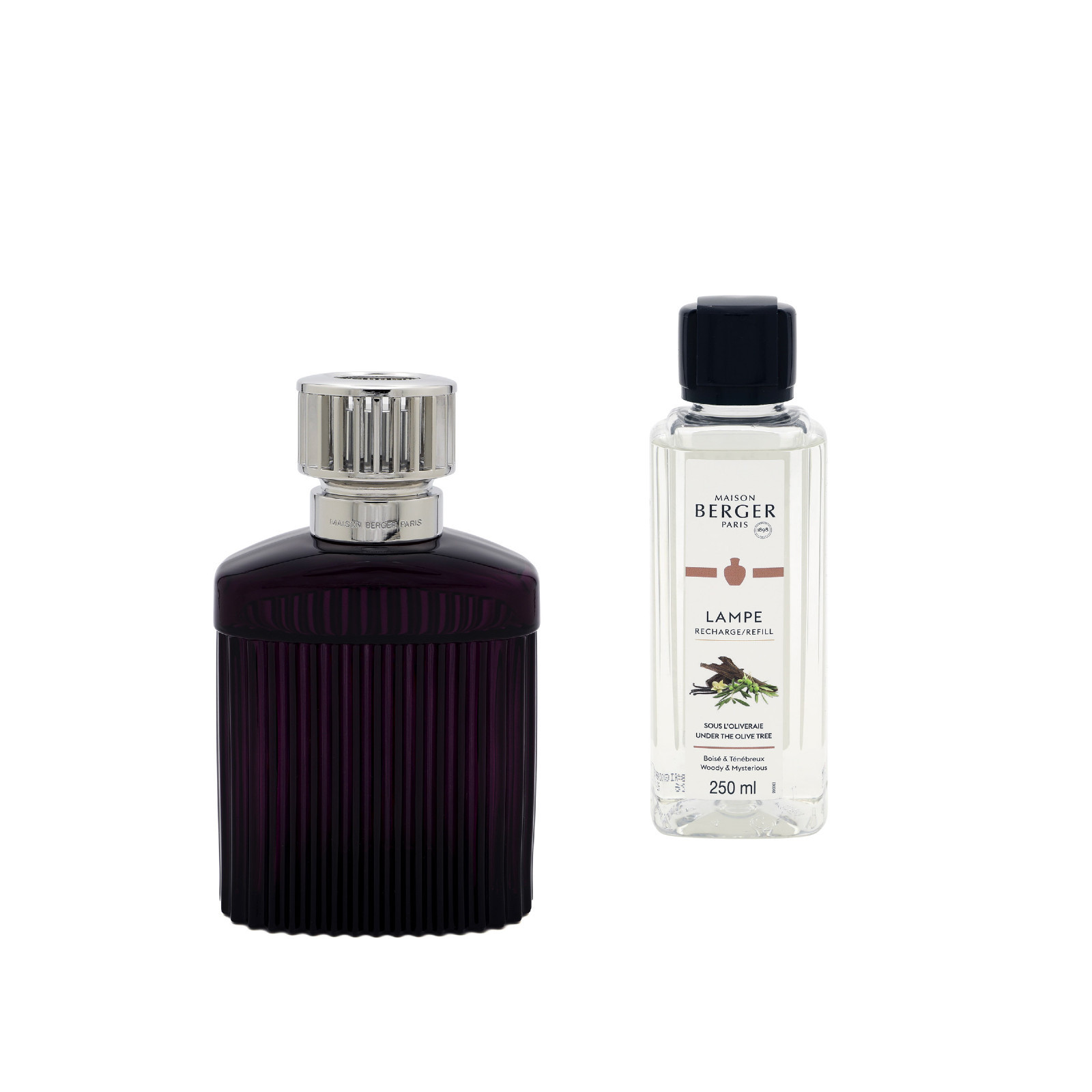 Zestaw Alfa śliwka Maison Berger Paris Lampa katalityczna