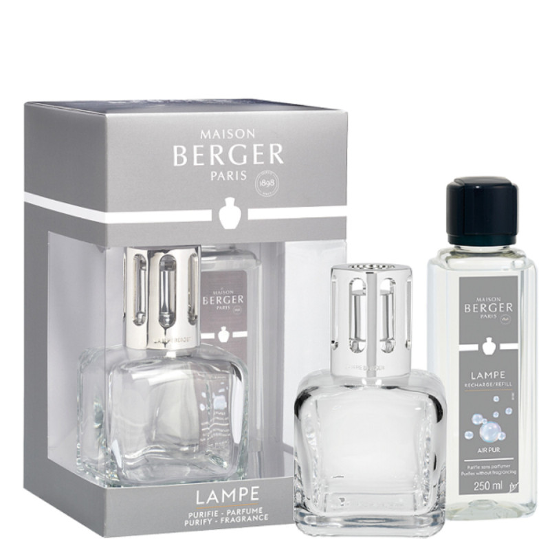 Zestaw Kostka przeźroczysta Maison Berger Paris Lampa katalityczna