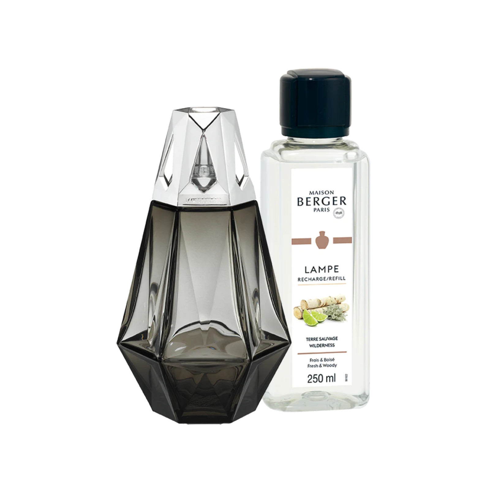 Zestaw Pryzmat czarny Maison Berger Paris Lampa katalityczna