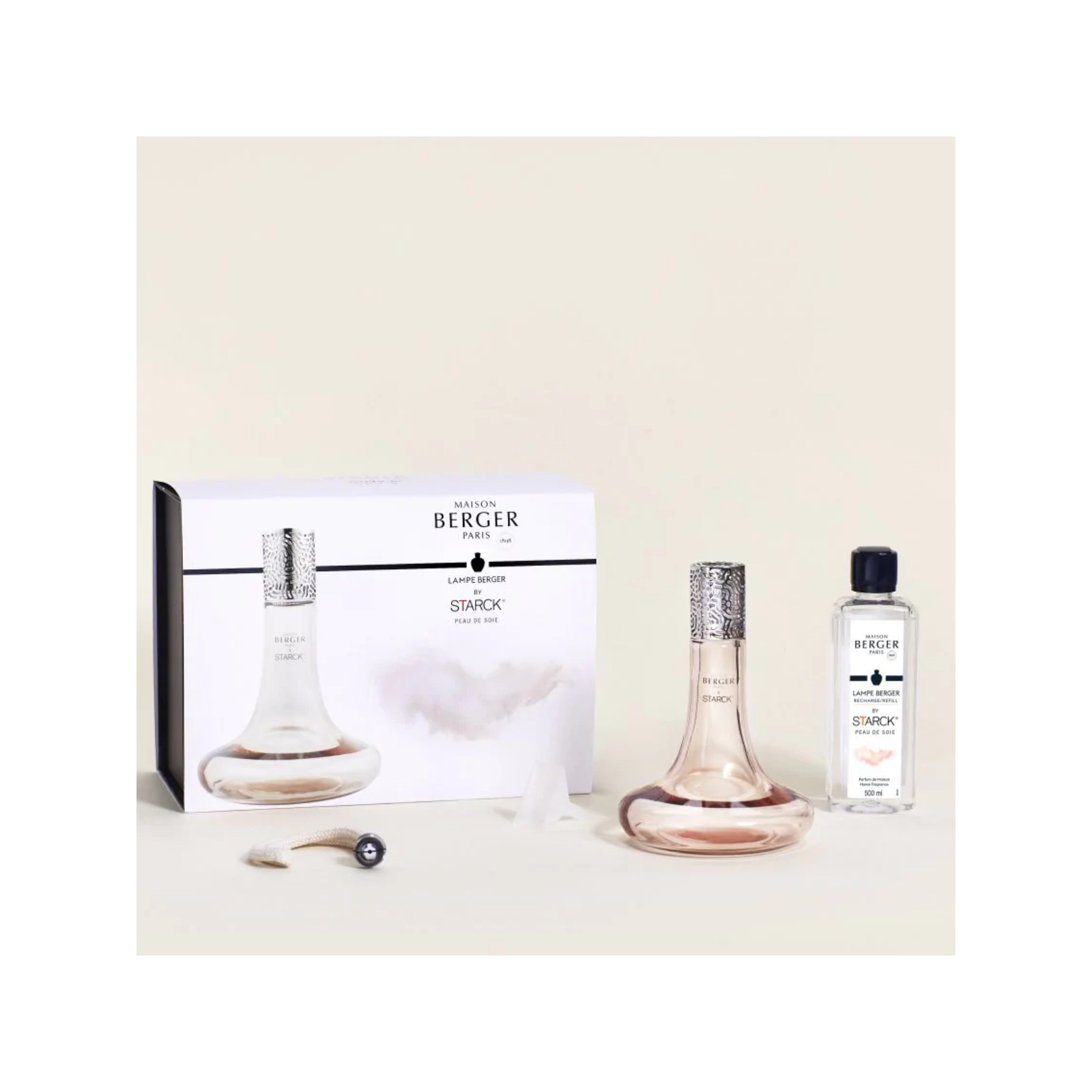 Zestaw Starck różowy Maison Berger Paris Lampa katalityczna