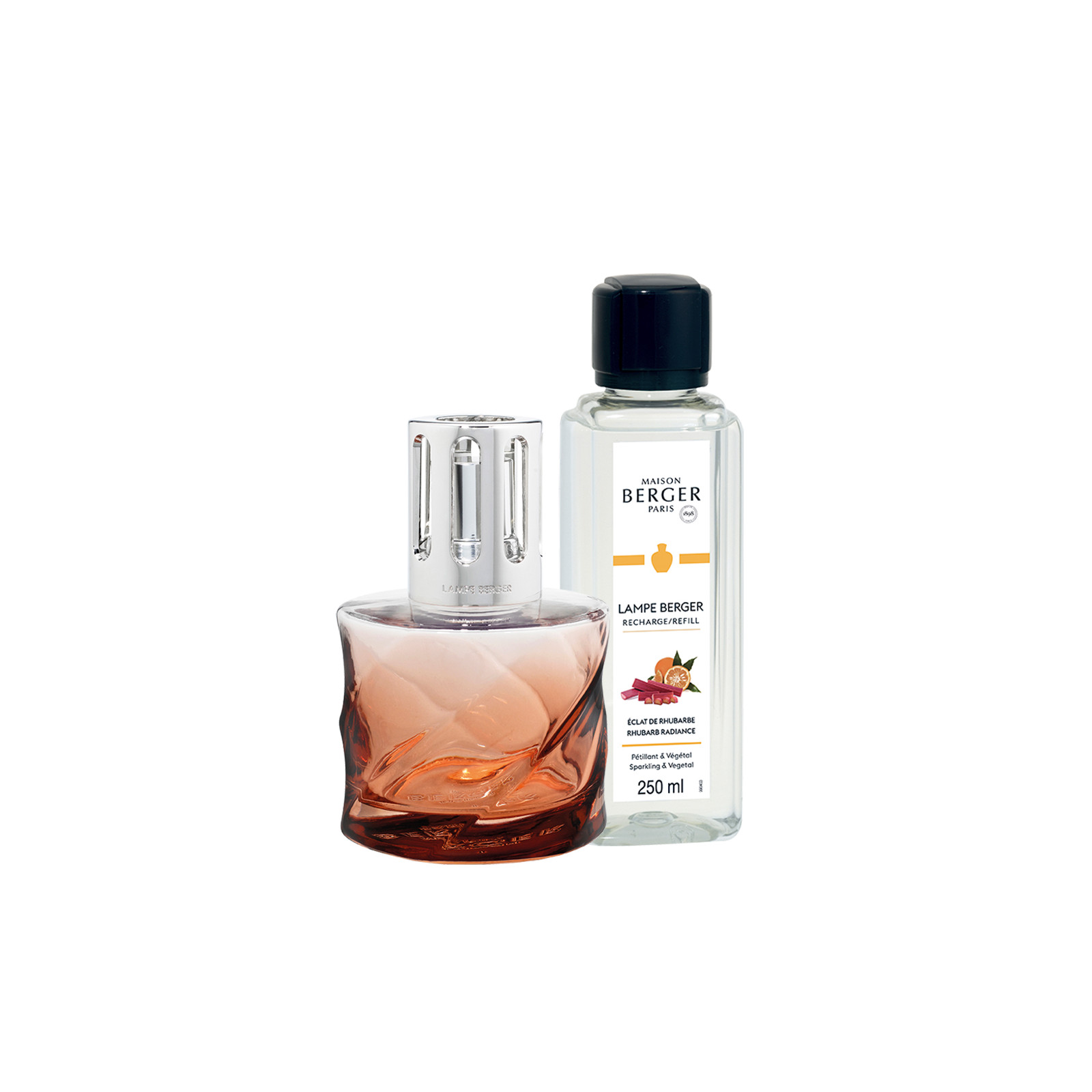 Zestaw Spirale bursztynowy Maison Berger Paris Lampa katalityczna