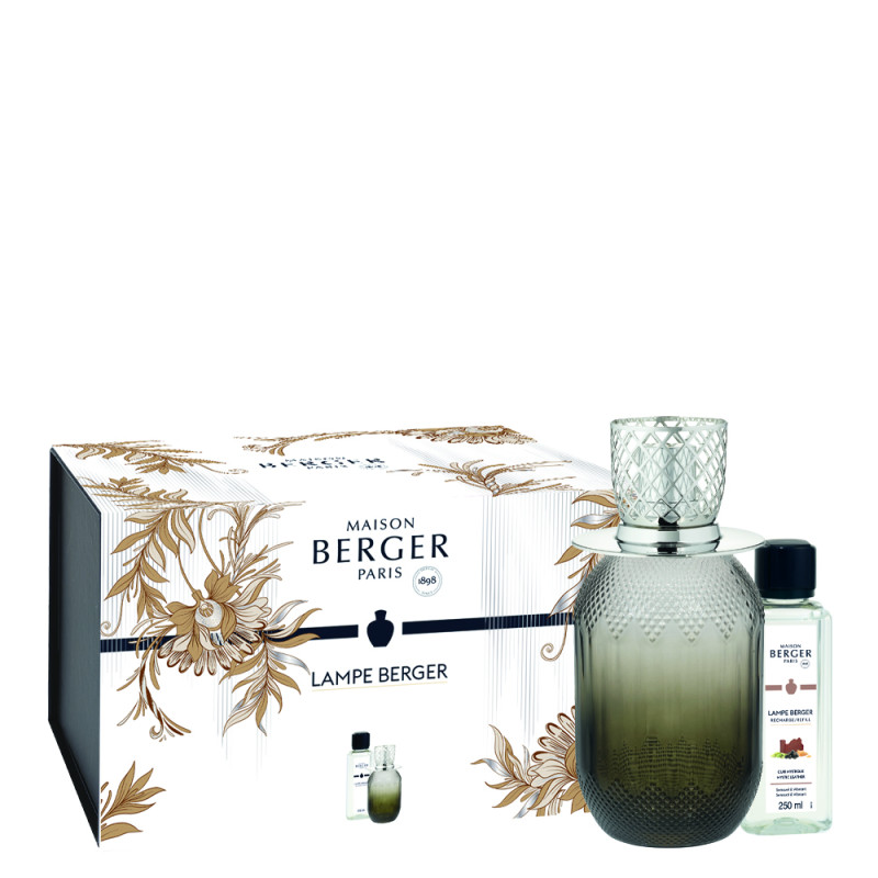 Zestaw Evanescence szaro -zielona Maison Berger Paris Lampa katalityczna