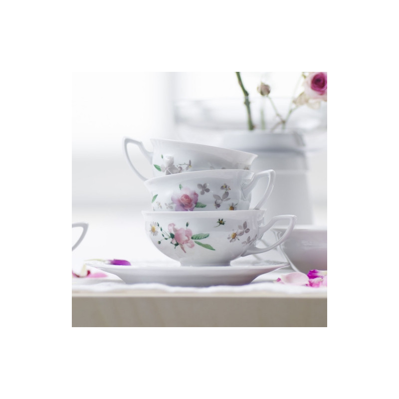 Serwis do herbaty dla 6 osób Maria Róża