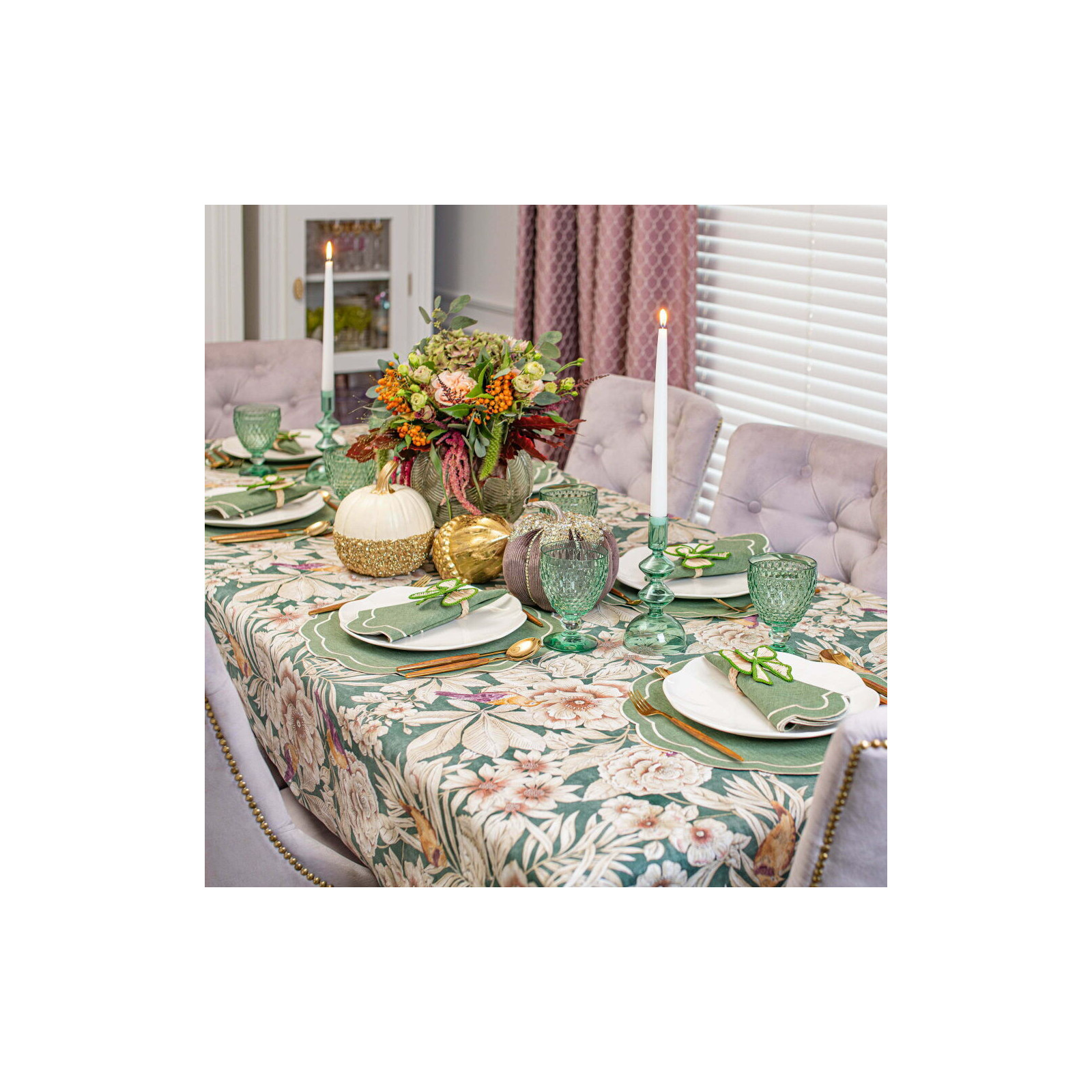 Obrus bawełniany Emerald 130×250