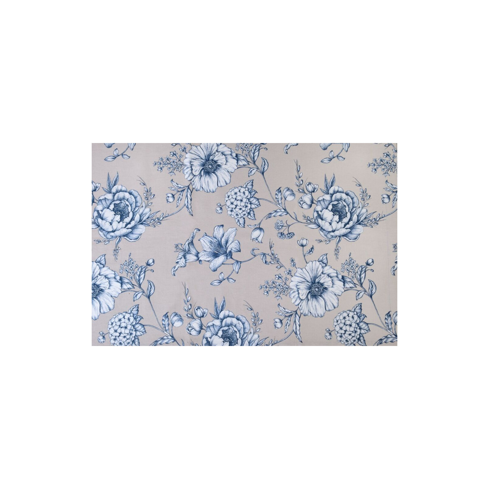 Obrus bawełniany Blossom Blue okrągły – 140