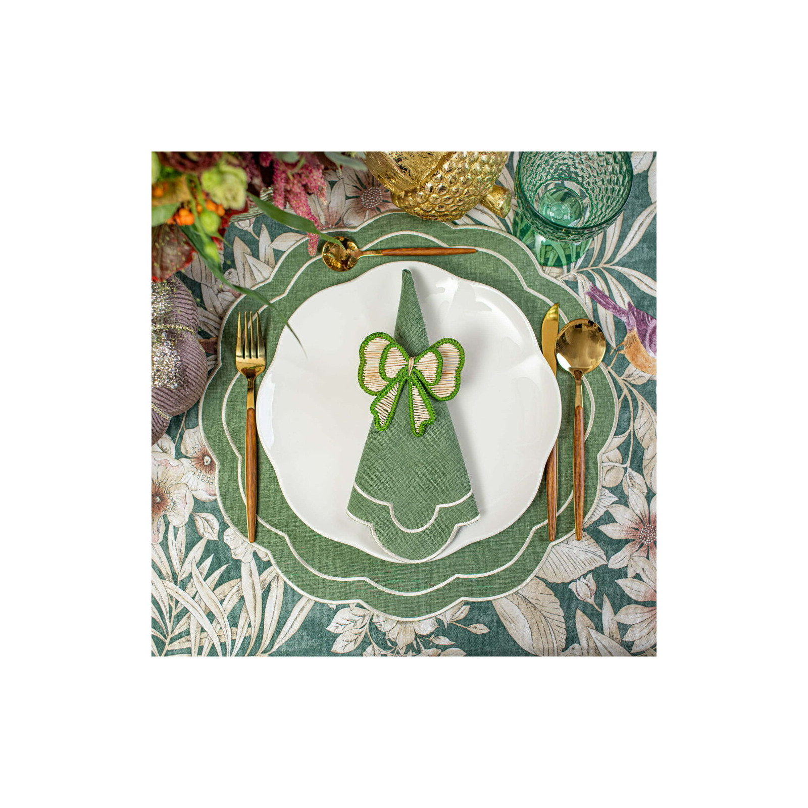 Bieżnik bawełniany Emerald 50×140