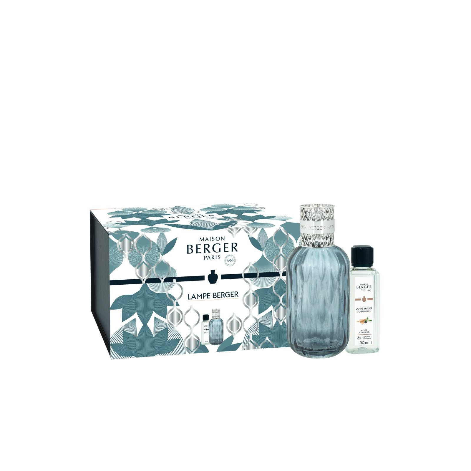 Zestaw Quintessence niebieska Maison Berger Paris Lampa katalityczna