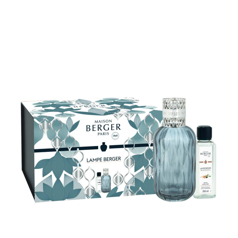 Zestaw Quintessence niebieska Maison Berger Paris Lampa katalityczna