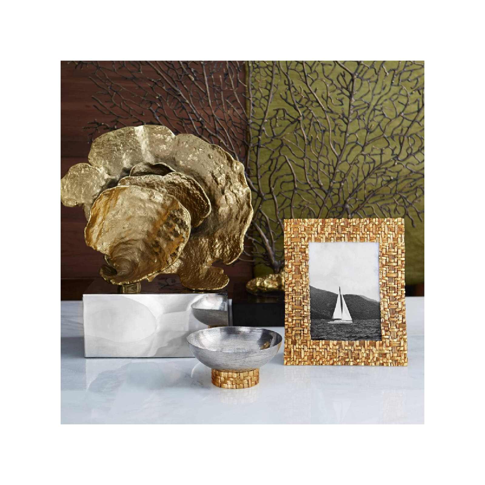 Ramka na zdjęcie 13x18 cm Palm Michael Aram