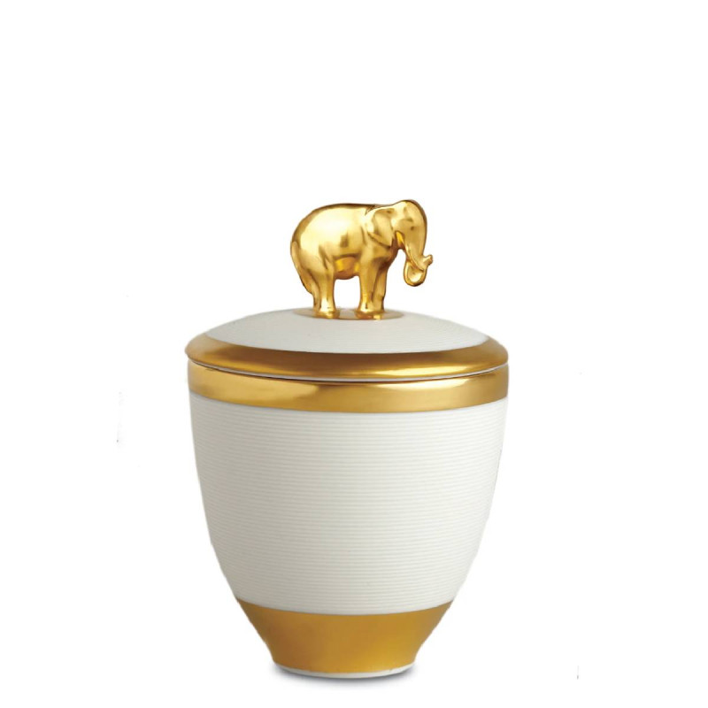 Świeca Słoń biała L Objet