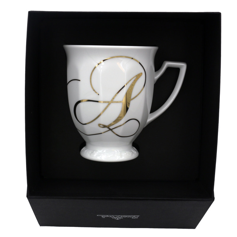 Kubek mały Maria Biała alfabet ,,A"