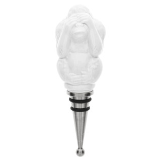 Meissen Korek do butelki Małpka biała