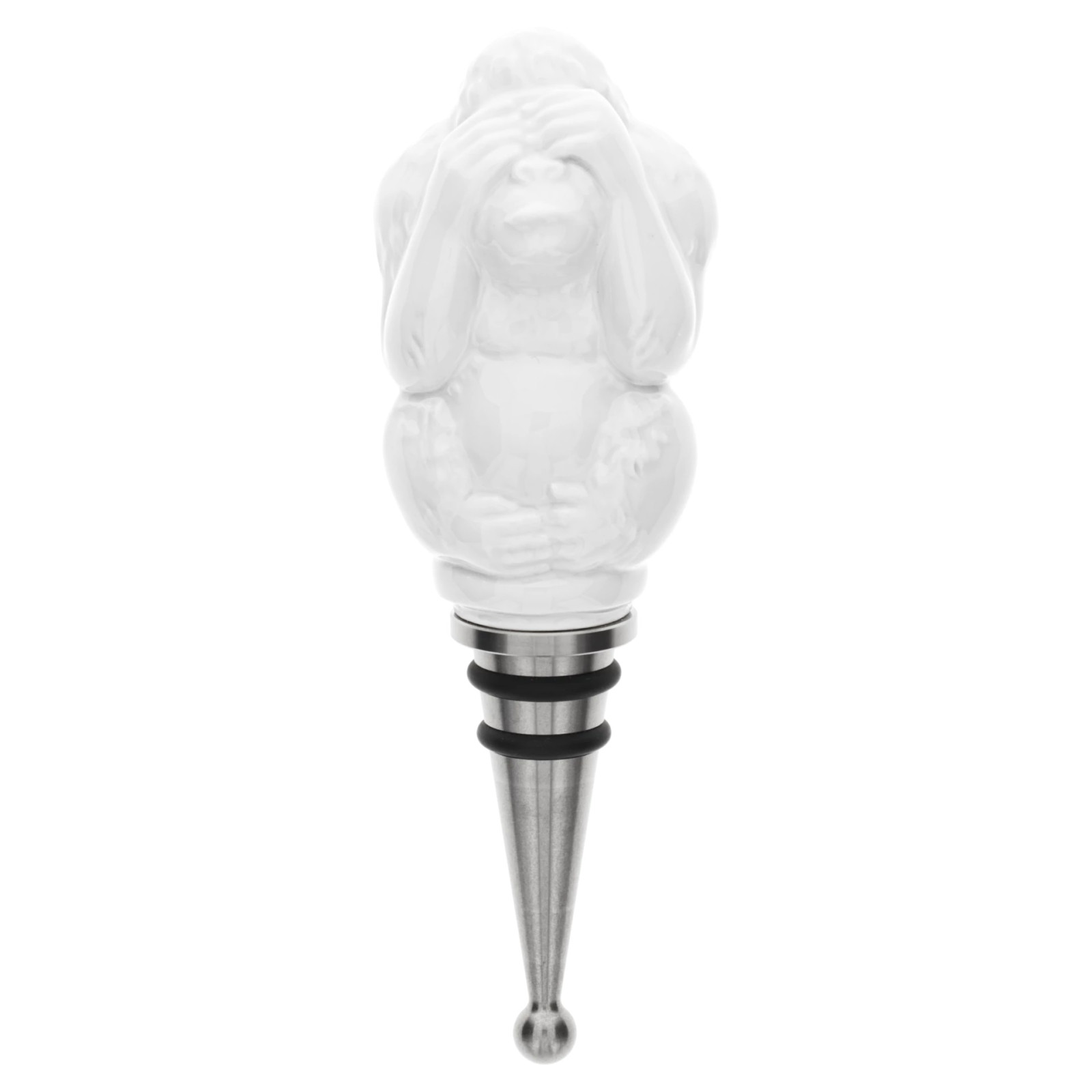 Meissen Korek do butelki Małpka biała